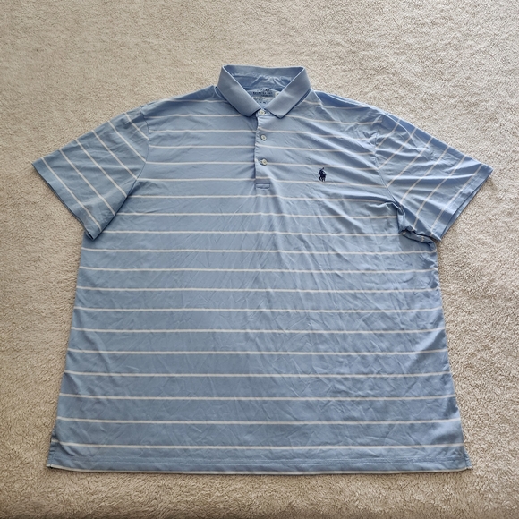 Polo Ralph Lauren Other - Polo Classic Fit Performance Polo Shirt, Men's XL - Office Blue/Ceramic White